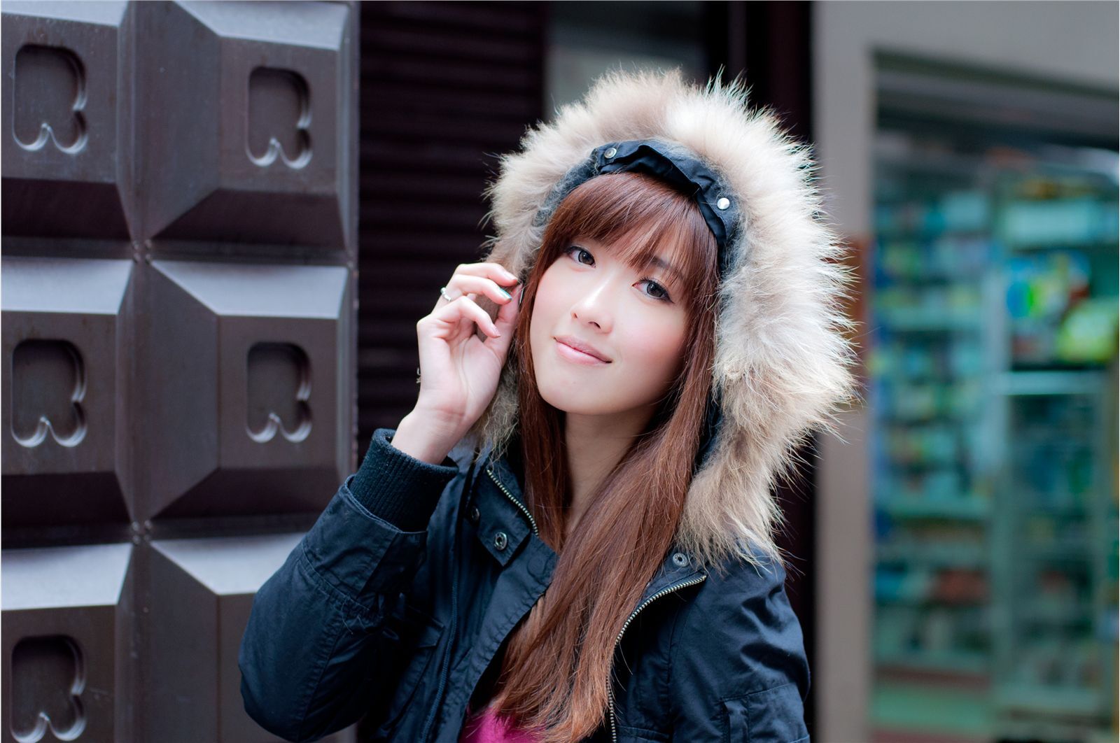 High definition Street photo of Taiwan's pure beauty kila Jingjing